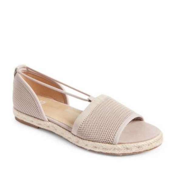 Eileen Fisher Espadrilles Mews Sandals Open Toe Beige Tan Size 7 - Picture 1 of 9